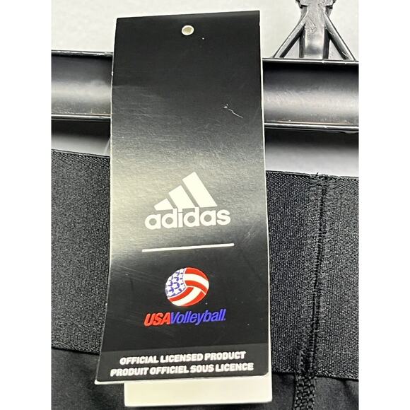 Adidas USA Volleyball Womens‎ Small Leggings Black Gray Stretch NEW - Picture 7 of 10